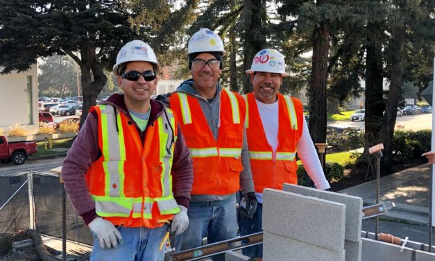 Members at Cornerstone Masonry jobsite