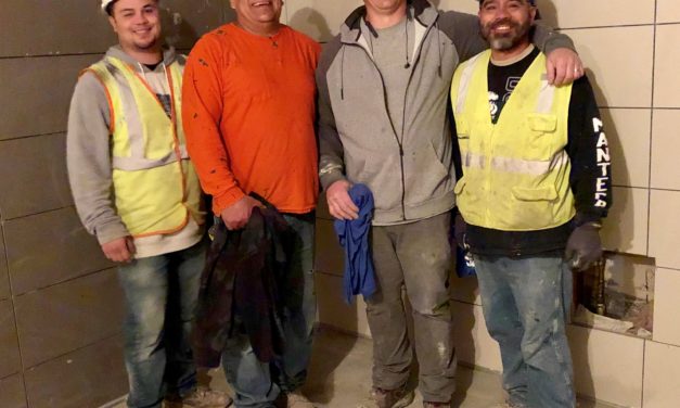 Members at DC Tile Jobsite