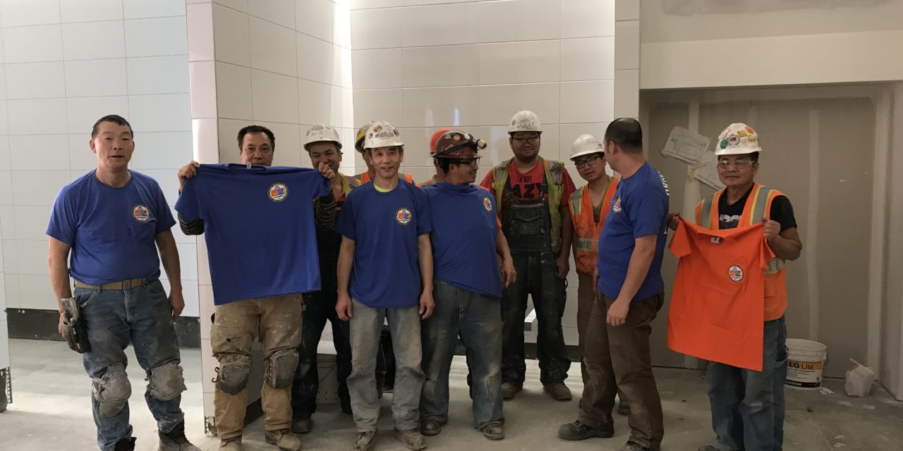Members at KZ Tile Jobsite