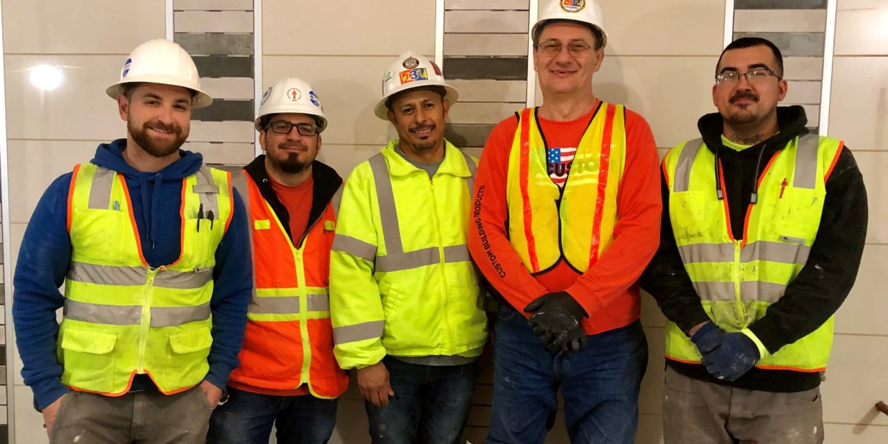 Members at Della Maggiore Jobsite