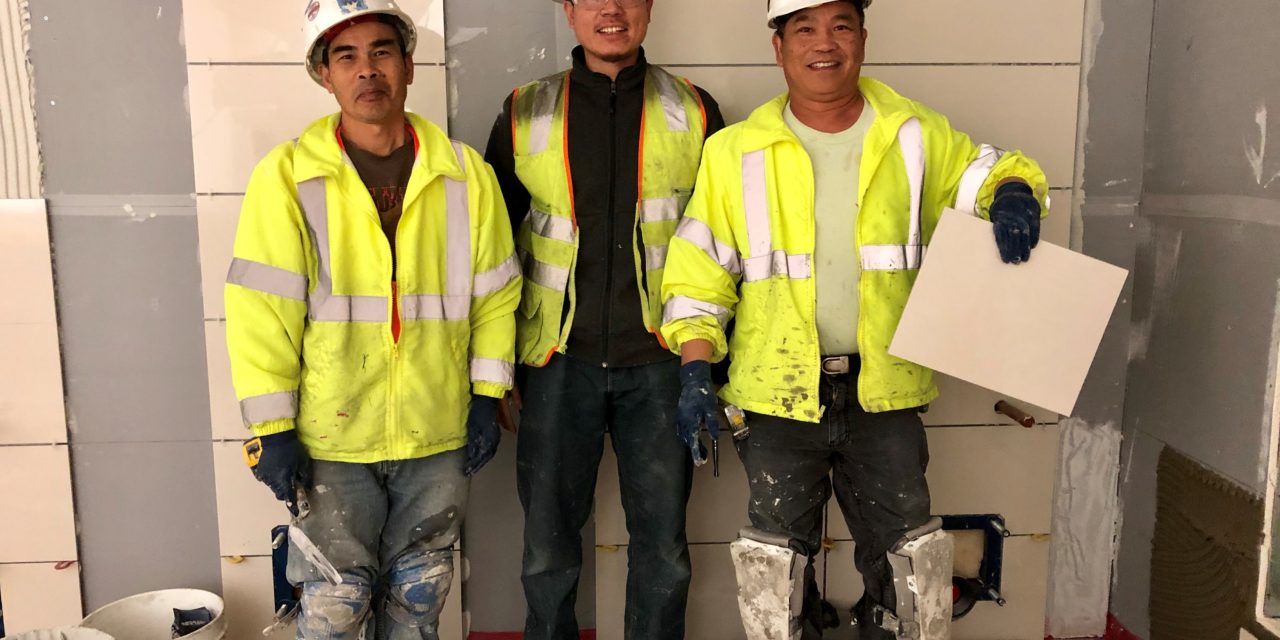 Members at Della Maggiore Jobsite