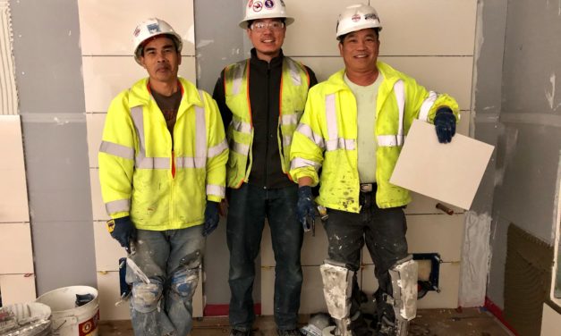 Members at Della Maggiore Jobsite