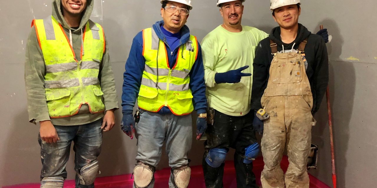 Members at Della Maggiore Jobsite